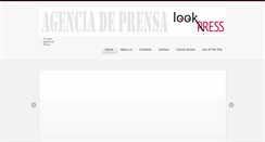 Desktop Screenshot of lookpressagency.com